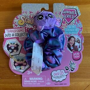 Ty Shimmer Series Purple Plush Scrunchie Friend